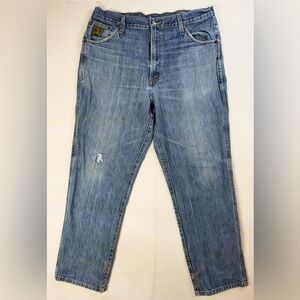 CINCH Green Label Men’s Jeans Size 36x32 ~ 100% Cotton! Med Blue Wash Jeans